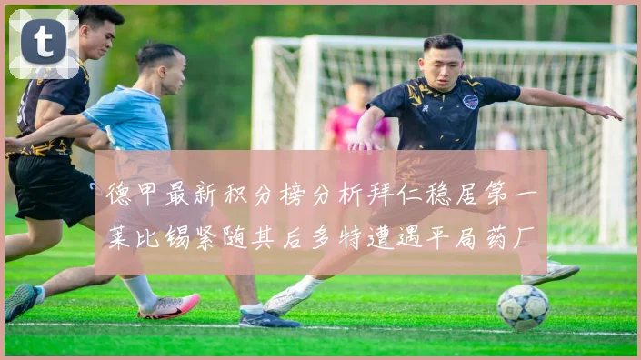 德甲最新积分榜分析拜仁稳居第一莱比锡紧随其后多特遭遇平局药厂紧追不舍